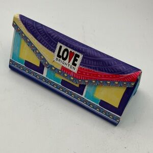 Brighton Multicolor Love Eyeglass Case